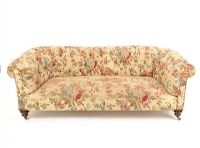 VICTORIAN STUFFOVER SETTEE at Ross's Online Art Auctions