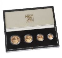 1987 BRITANNIA GOLD COIN PROOF SET at Ross's Online Art Auctions