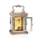 SILVER CARRIAGE CLOCK at Ross's Online Art Auctions