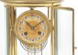 VICTORIAN OVAL BRASS MANTLE CLOCK at Ross's Online Art Auctions