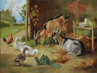 ALL QUIET ON THE FARMYARD FRONT by Stanley McCormick at Ross's Online Art Auctions