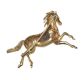 18CT GOLD BROOCH IN A HORSE DESIGN at Ross's Online Art Auctions
