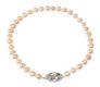 FRESHWATER PEARL NECKLACE AND BRACELET SUITE WITH STERLING SILVER CLASPS at Ross's Online Art Auctions
