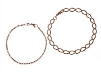 TWO 9CT GOLD BRACELETS at Ross's Online Art Auctions