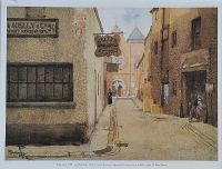 BANK STREET, BELFAST, 1920 by Frank McKelvey RHA RUA at Ross's Online Art Auctions