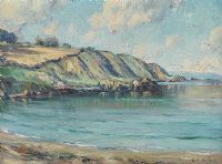 THE ANTRIM COAST by Charles McAuley at Ross's Online Art Auctions