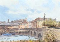 THE HARBOUR, COLERAINE by Colin Gibson at Ross's Online Art Auctions