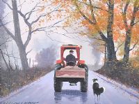 THE MASSEY ON THE LANE by Gregory Moore at Ross's Online Art Auctions