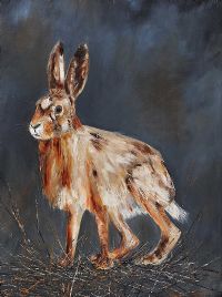 EVENING HARE by Michael Smyth at Ross's Online Art Auctions