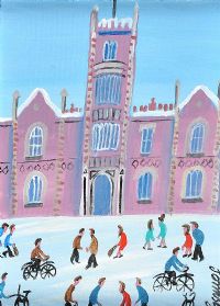 QUEEN'S UNIVERSITY IN THE SNOW by John Ormsby at Ross's Online Art Auctions