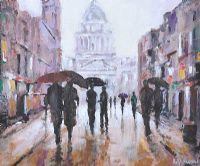 BELFAST CITY HALL by Holly Hanson at Ross's Online Art Auctions