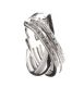 18CT WHITE GOLD AND DIAMOND HOOP EARRINGS at Ross's Online Art Auctions