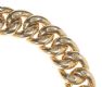 9CT GOLD CURB-LINK BRACELET WITH ENGRAVED HEART-SHAPED PADLOCK CLASP at Ross's Online Art Auctions
