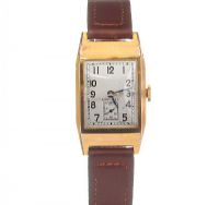 LONGINES 9CT GOLD-CASED GENT'S WRIST WATCH at Ross's Online Art Auctions