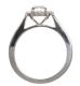 18CT WHITE GOLD AND DIAMOND HALO RING at Ross's Online Art Auctions