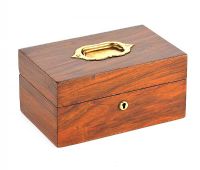 ROSEWOOD WORK BOX at Ross's Online Art Auctions
