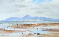ACROSS STRANGFORD LOUGH by David Long UWS at Ross's Online Art Auctions