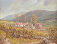 FARM BUILDINGS IN THE MOURNES by Vittorio Cirefice at Ross's Online Art Auctions