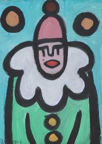 CLOWN by Markey Robinson at Ross's Online Art Auctions