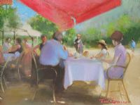 AFTERNOON TEA PARTY by Tom Quinn at Ross's Online Art Auctions