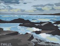 DONEGAL COASTLINE by Paul Walls RUA at Ross's Online Art Auctions