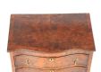 WALNUT SERPENTINE FRONT CHEST at Ross's Online Art Auctions