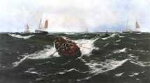 THE LIFE BOATS by Thomas Rose Miles RCA at Ross's Online Art Auctions