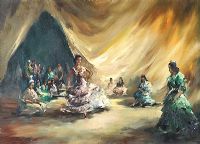 SPANISH FLAMENCO DANCERS by Arthur H. Twells RUA at Ross's Online Art Auctions