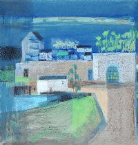 BUILDINGS BY A HARBOUR by Arthur Armstrong RHA at Ross's Online Art Auctions