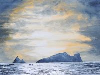 BLASKET SUNSET by Gerry Dillon at Ross's Online Art Auctions