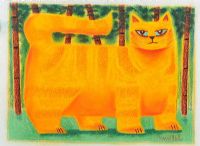 GINGER CAT by Graham Knuttel at Ross's Online Art Auctions