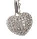 18CT WHITE GOLD DIAMOND-SET HEART-SHAPED LOCKET AND CHAIN at Ross's Online Art Auctions