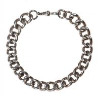 STERLING SILVER CURB-LINK BRACELET at Ross's Online Art Auctions