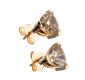 9CT GOLD AND CSARITE STUD EARRINGS at Ross's Online Art Auctions