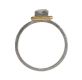 PLATINUM, 18CT GOLD AND DIAMOND RING BY DESIGNERS 'THE STEENSONS' at Ross's Online Art Auctions