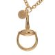GUCCI 18CT GOLD HORSE-BIT PENDANT AND CHAIN at Ross's Online Art Auctions