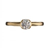 18CT GOLD AND DIAMOND RING BY DESIGNERS 'THE STEENSONS' at Ross's Online Art Auctions