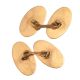 PAIR OF ENGRAVED 18CT GOLD CUFFLINKS at Ross's Online Art Auctions