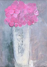VASE OF FLOWERS by Basil Blackshaw HRHA HRUA at Ross's Online Art Auctions