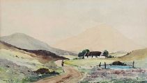 MOURNE MOUNTAINS, COUNTY DOWN by Rowland Hill RUA at Ross's Online Art Auctions