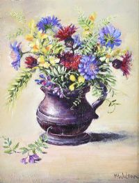 WILD SUMMER FLOWERS by Marjorie Wilson at Ross's Online Art Auctions