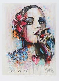 FORGET ME NOT by Terry Bradley at Ross's Online Art Auctions