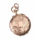 9CT GOLD ENGRAVED LADY'S OPEN-FACED FOB WATCH at Ross's Online Art Auctions