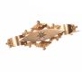 TWO GEM-SET 9CT GOLD BROOCHES at Ross's Online Art Auctions