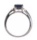 STERLING SILVER SAPPHIRE AND TOPAZ RING at Ross's Online Art Auctions