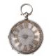 TWO SILVER ENGRAVED FOB WATCHES at Ross's Online Art Auctions