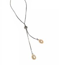 STERLING SILVER AND FRESH WATER PEARL NECKLACE at Ross's Online Art Auctions