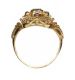 18CT GOLD GEM-SET RING IN ORNATE STYLE at Ross's Online Art Auctions