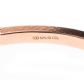 9CT ROSE GOLD ENGRAVED SLAVE BANGLE at Ross's Online Art Auctions