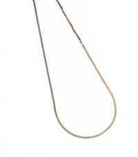 9CT GOLD BOX CHAIN NECKLACE at Ross's Online Art Auctions